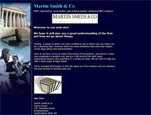 Tablet Screenshot of martinsmith.biz